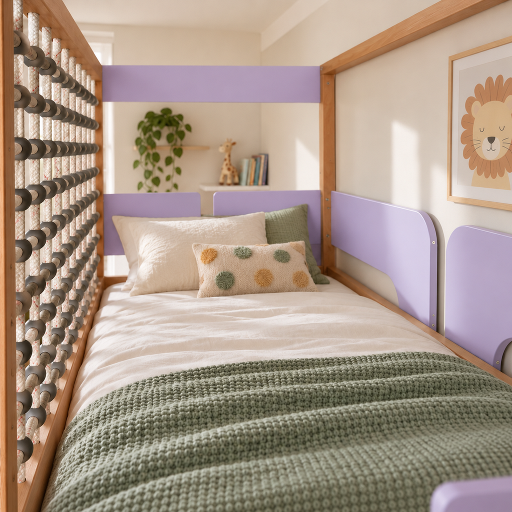Rest & Play Bed + Climber - Lilac